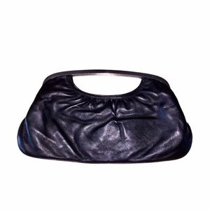 Express Design Studio Black & Silver Clutch